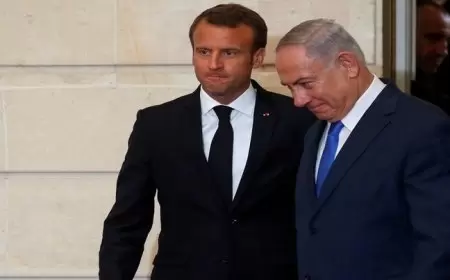 إسرائيل تقرر اتخاذ إجراءات قانونية ضد ماكرون