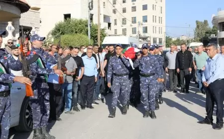 بمراسم عسكرية وبمشاركة رسمية وشعبية  تشييع جثمان المناضل العميد المتقاعد أحمد عبد الغني  مصطفى