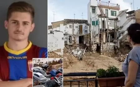 مقتل لاعب فالنسيا في الفيضانات المدمرة بإسباني