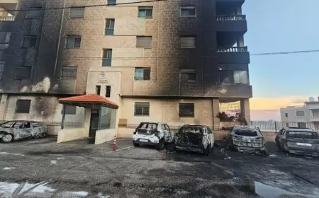 مستوطنون يحرقون 20 مركبة في البيرة