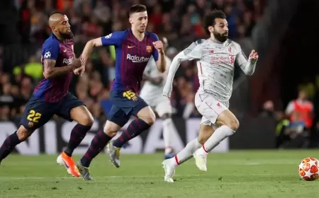 برشلونة يستغل رسالة صلاح "الغامضة" ويحاول "خطفه"