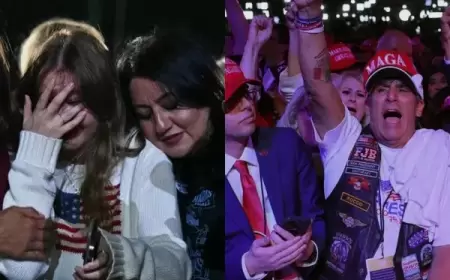 ترمب يتقدم على هاريس بانتظار الحسم