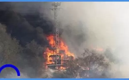 سقوط صاروخ من اليمن.. صفارات انذار في الضفة وحرائق في بيت شيمش