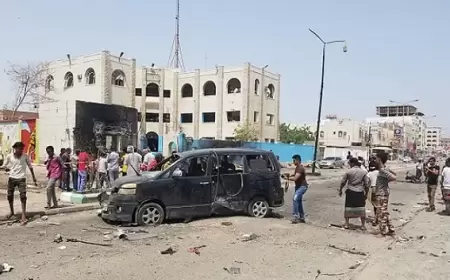 اليمن: إصابات بغارة أميركية بريطانية استهدفت مركبة مدنية بالبيضاء