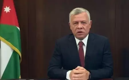 ملك الأردن: نعمل لإنهاء الظلم والقتل بفلسطين
