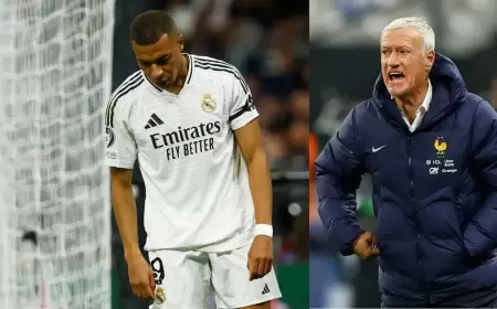 ديشامب: مبابي ليس سعيداً في ريال مدريد.. ويريد العودة