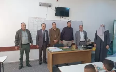 التربية تتفقد مدرستي بنات وذكور دير الغصون الأساسية