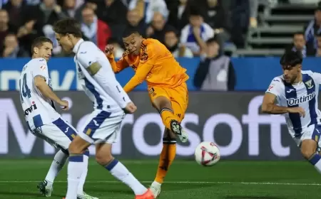مبابي يسجل أخيراً في فوز ريال مدريد على ليغانيس