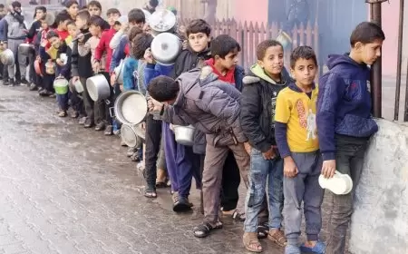 غزة: مليون و100 ألف طفل يعانون من سوء التغذية