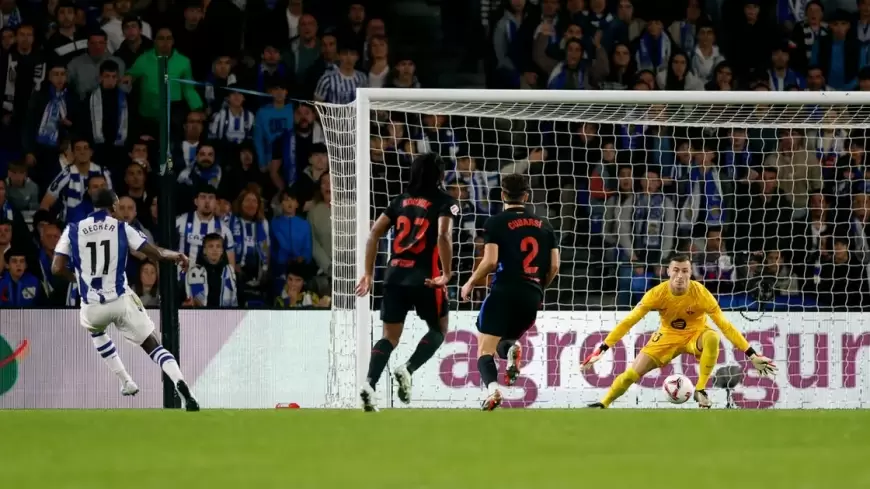 سوسييداد يكرر مواقفه مع برشلونة ويهزمه بهدف بيكر