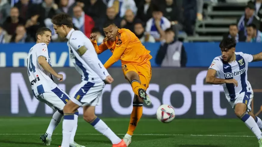 مبابي يسجل أخيراً في فوز ريال مدريد على ليغانيس