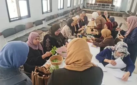 ظمت مديرية زراعة طولكرم بالتعاون مع دائرة العمل النسوي ورشة عمل حول "طرق الاستغلال الامثل للمنتجات الزراعية و سلسلة حفظ النعمة" في مقر دائرة العمل النسوي/ طولكرم و بحضور 30 سيدة.