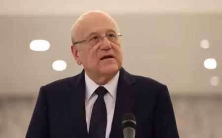 ميقاتي يتمسك بـأولوية انسحاب إسرائيل خلال لقائه موفد فرنسا