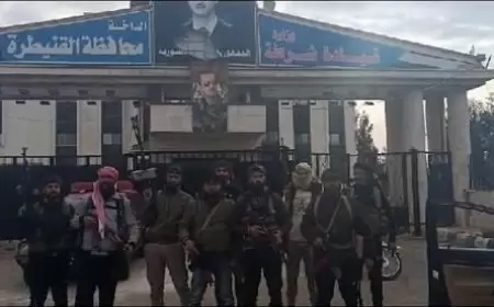 المعارضة السورية تعلن السيطرة على مدينة القنيطرة بالقرب من الحدود الإسرائيلية