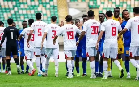 الزمالك يفرط في تقدمه بهدفين ويتعادل مع إنييمبا النيجيري