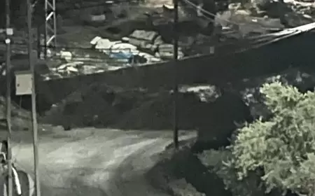 الاحتلال يغلق مداخل قرية مادما جنوب نابلس ويمنع التجوال فيها