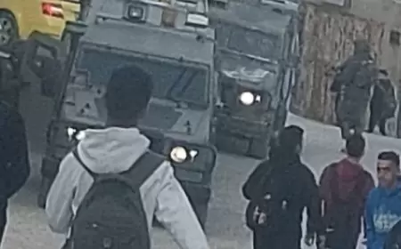 إخلاء مدرسة عورتا جنوب نابلس عقب اقتحام قوات الاحتلال القرية