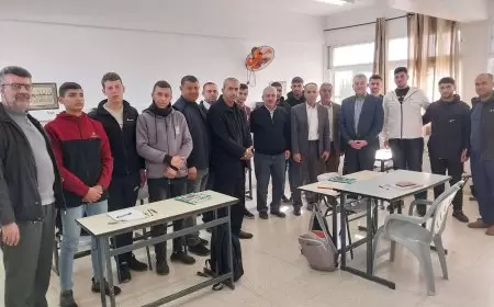 التربية تتفقد مدرستي ذكور دير صيدا الثانوية والأساسية