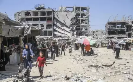 ارتفاع حصيلة عدوان الاحتلال على غزة إلى 44,805 شهداء و106,257 مصابا