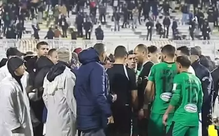 استعان بهاتف لإلغاء هدف.. حكم جزائري يثير الجدل