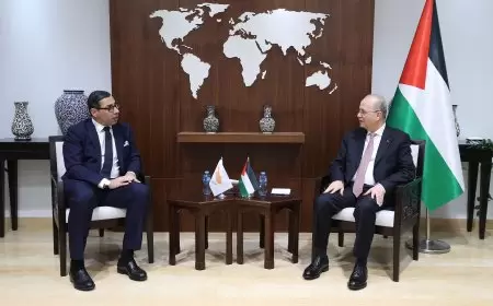 مصطفى يبحث مع وزير خارجية قبرص جهود وقف العدوان على قطاع غزة وتعزيز الإغاثة