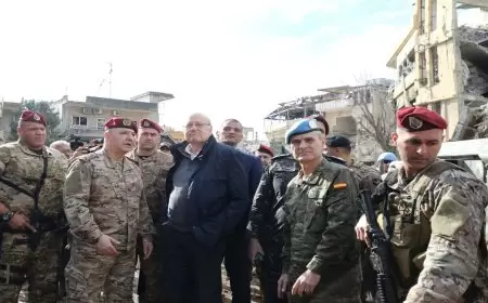 ميقاتي يستدعي اللجنة الخماسية لبحث خروقات الجيش الإسرائيلي