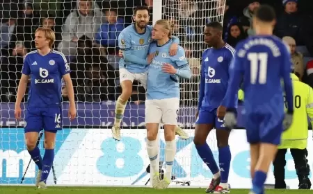 مانشستر سيتي يعود للانتصارات بثنائية ليستر