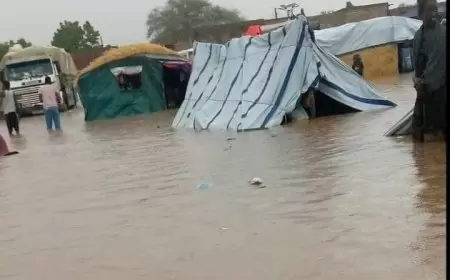 غرق مئات الخيام... 2 مليون نازح يعيشون ظروفا كارثية يغزة