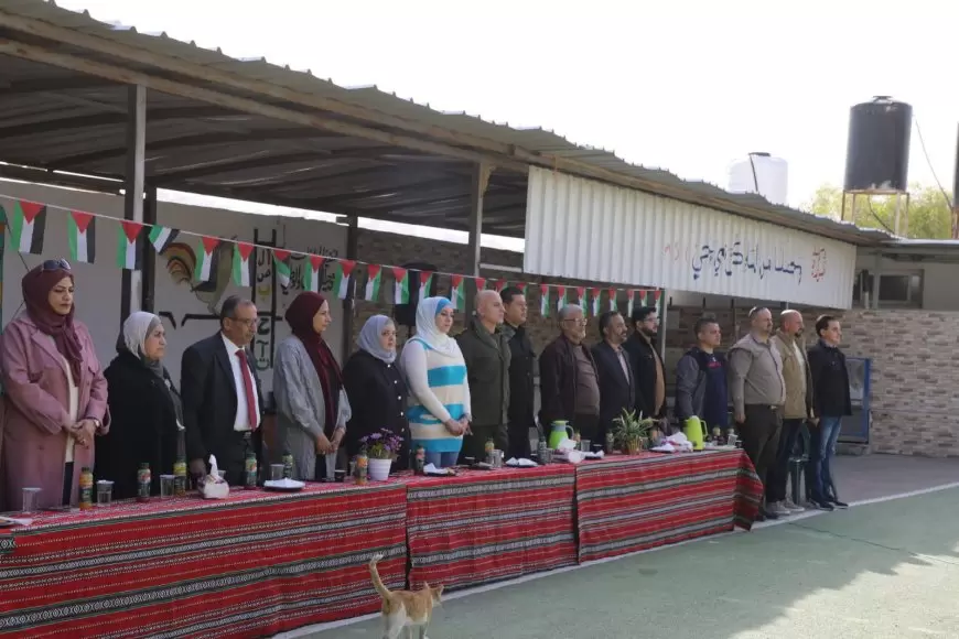 التوجيه السياسي ينظم فعالية لتعزيز الوعي السياسي لدى الطلبة