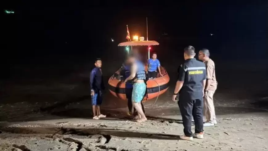 نجاة سائح سعودي وزوجته من الموت بعد 5 ساعات من مصارعة الأمواج
