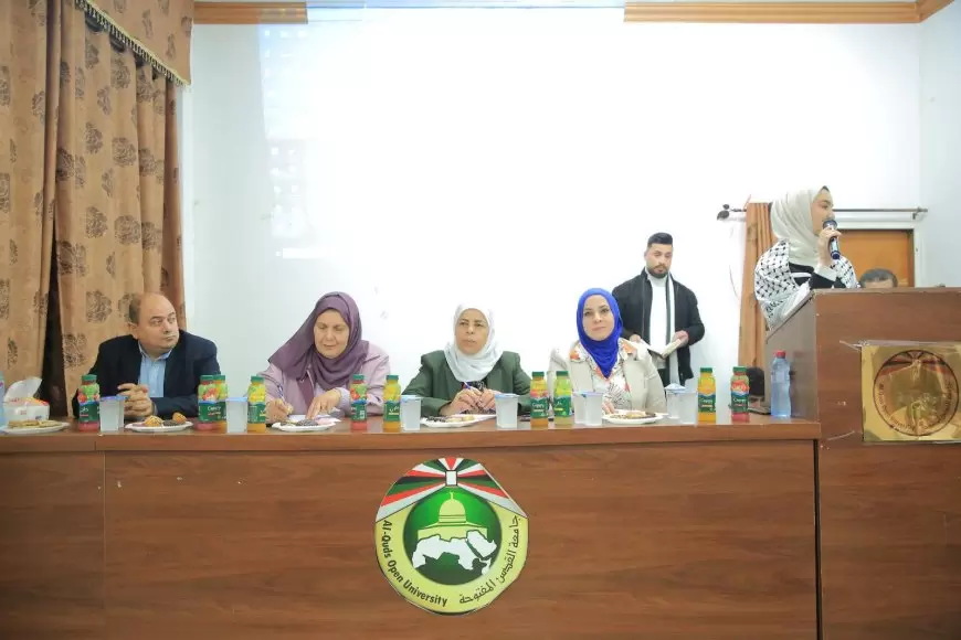قسم الاعلام في جامعة القدس المفتوحة - طولكرم ينظم جلسة حوارية بعنوان ( سر البدايات)