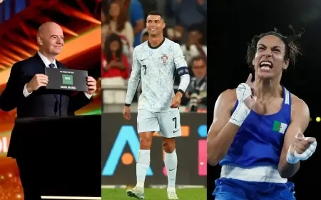 رونالدو.. إيمان خليف ومونديال السعودية.. لحظات لا تنسى في 2024