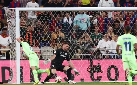 برشلونة يضرب بلباو ويتأهل إلى نهائي السوبر الإسباني