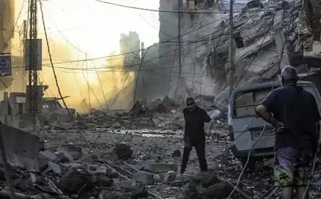 الاحتلال يفجر خمسة منازل في بلدة عيتا الشعب جنوب لبنان