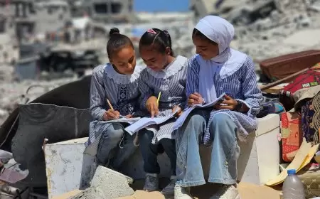 إصابات بالاختناق بين صفوف طلبة مدارس الخضر جنوب بيت لحم