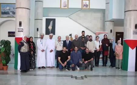 وفد الكشافة الفلسطينية يزور سعادة سفير فلسطين في سلطنة عمان لتعزيز التعاون الوطني