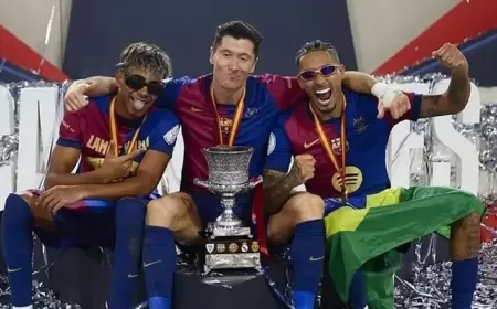 نظارة لامين ورافينيا.. كم قيمتها ولماذا ارتدوها في الاحتفال؟