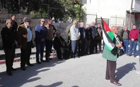 وقفة دعم وإسناد للمعتقلين في طولكرم