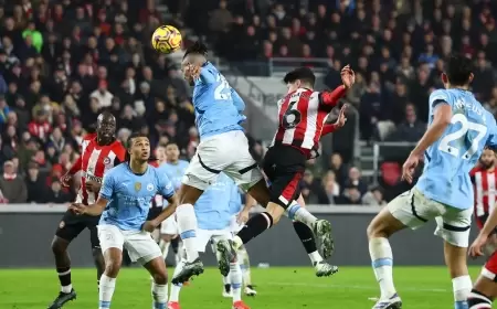 مانشستر سيتي ينتكس مجدداً ويتعثر أمام برينتفورد