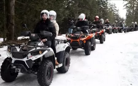 جولات سفاري الثلج.. نكهة جديدة للشتاء بمركز "يوردنتبه" التركي
