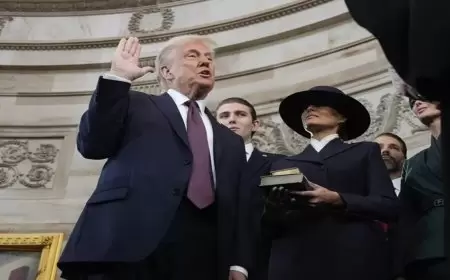 ترامب يؤدي اليمن الدستورية ويصبح الرئيس الـ47 للولايات المتحدة