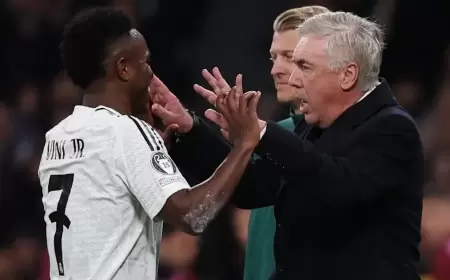 أنشيلوتي يكشف موقف فينيسيوس من الانتقال إلى الدوري السعودي