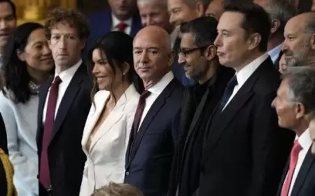 أقطاب تكنولوجيا.. ومليارديرات بثروة بـ 1.3 تريليون دولار يحتضنون ترامب في حفل التنصيب