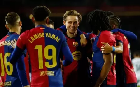 برشلونة يكتسح فالنسيا بسباعية.. ويجتاز حاجز الـ100