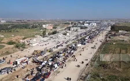 الاحتلال يطلق النار صوب العائدين إلى حي الزيتون بمدينة غزة