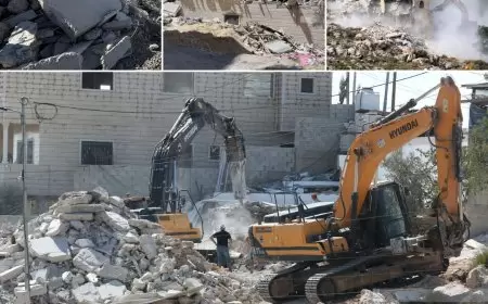 الاحتلال يهدم 10 منازل ومطعما ومصلى في عدة محافظات بالضفة بما فيها القدس