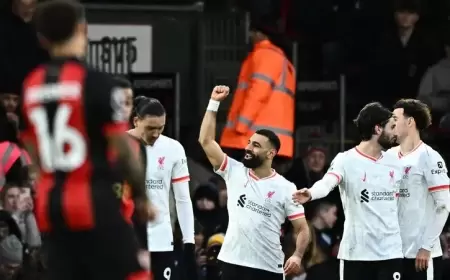 ليفربول ينجو من هجمات بورنموث بثنائية صلاح