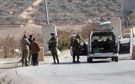 الاحتلال يواصل تشديد اجراءاته العسكرية في محيط نابلس