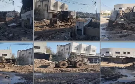 الاحتلال يواصل عدوانه على مدينة طولكرم ومخيمها لليوم الثامن: نزوح قسري ونسف منازل واعتقالات وسط أوضاع انسانية صعبة