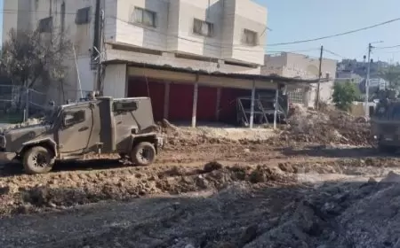 لليوم الثاني: الاحتلال يحاصر مخيم الفارعة وبلدة طمون وسط اعتقالات وتجريف للبنية التحتية واجبار السكان على النزوح